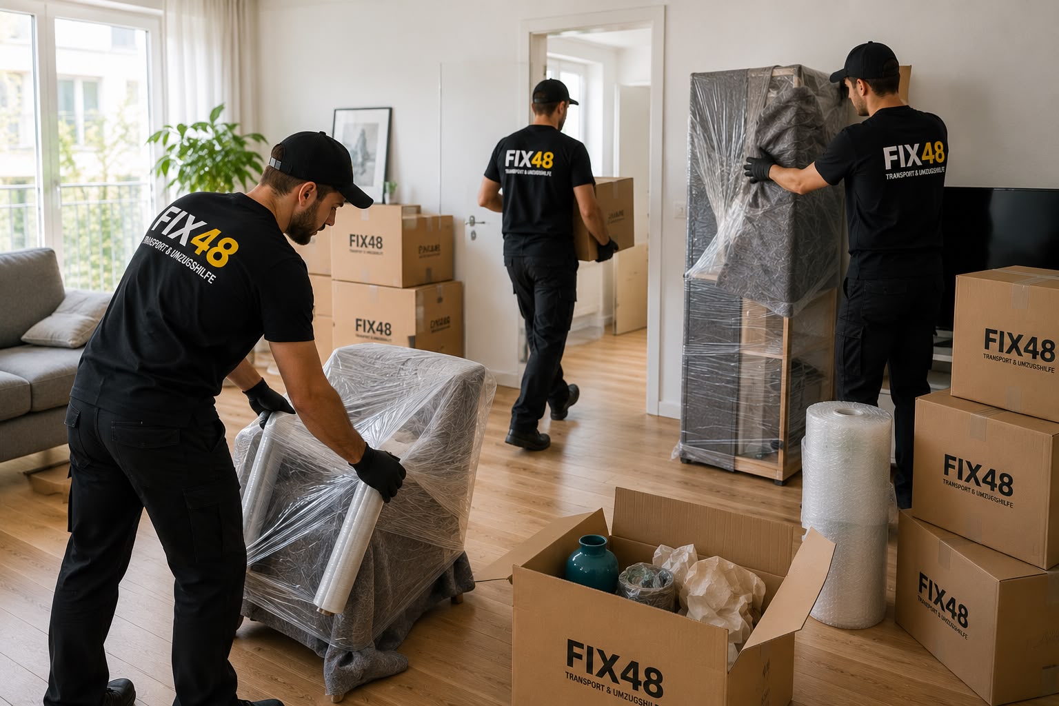 Professionelle Entrümpelung und Haushaltsauflösung in Ludwigsburg durch das FIX48 Team